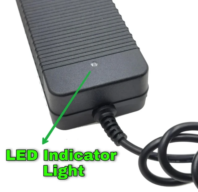 Alt view image 2 of 5 - HERISKEER 36V 1.5A Charger for Razor MX500 MX650 SX500, EcoSmart, Crazy Cart XL, Dirt Quad 500, Schwinn S600 S1000, GT GT750, Mongoose M750, IZIP I600 I750 I1000 3-Pin XLR Power Supply Cord