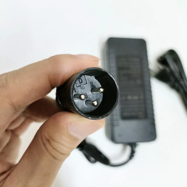 Alt view image 5 of 5 - HERISKEER 36V 1.5A Charger for Razor MX500 MX650 SX500, EcoSmart, Crazy Cart XL, Dirt Quad 500, Schwinn S600 S1000, GT GT750, Mongoose M750, IZIP I600 I750 I1000 3-Pin XLR Power Supply Cord