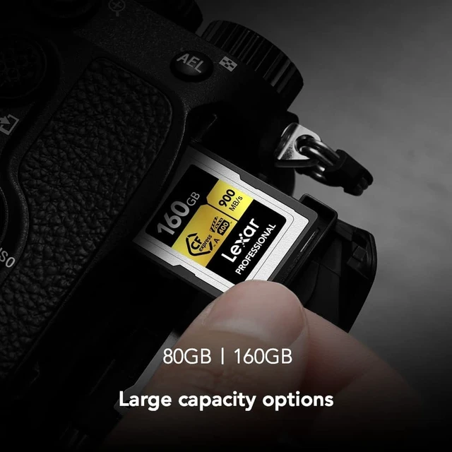 Alt view image 2 of 5 - Lexar Gold Series Professional CFexpress Type-A Memory - 160GB, 2-Pack Card