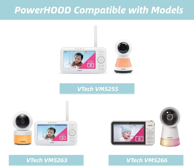 Alt view image 2 of 5 - 5V Adapter for VTech VM5255 VM5263 VM5266-2 VM5255-2 Baby Monitor Charger