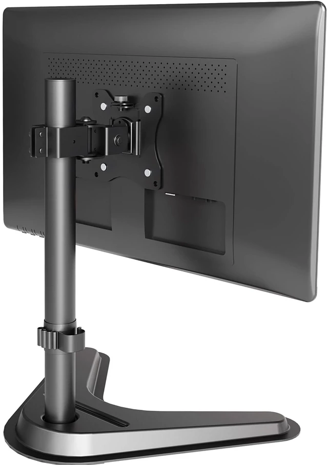 Main image of Claiks Monitor Mount, Ergonomic Adjustable Monitor Stand for Max 32 inch Screens, Adjustable Stand up to 20 lbs, VESA Mounting Holes 75&100mm, Black