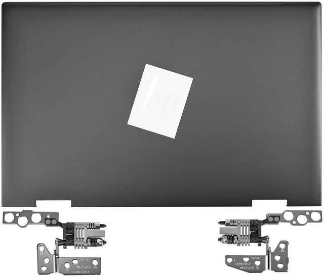 Main image of Replacement LCD Back Cover Top Lid with Hinges for HP Envy 15-EW 15-EY 15Z-EY 15T-EW, Envy 15-ey0023dx 15-ew1073cl 15-ew0012dx 15z-ey100 15z-ey000 Series Laptop P/N: N09644-001 N09646-001, Gray