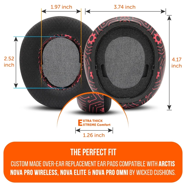 Alt view image 5 of 5 - WC Freeze Nova Pro Wireless - Earpads for Arctis Nova Pro Wireless & More