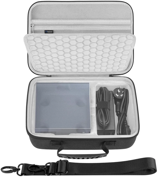 Main image of GEEKRIA Mini PC Hard Shell Travel Case, Compatible with NVIDIA DGX Spark, ASUS Ascent GX10, msi EdgeXpert 13SUS, GIGABYTE AI TOP Atom, AI Supercomputer Carrying Bag (Dark Gray)