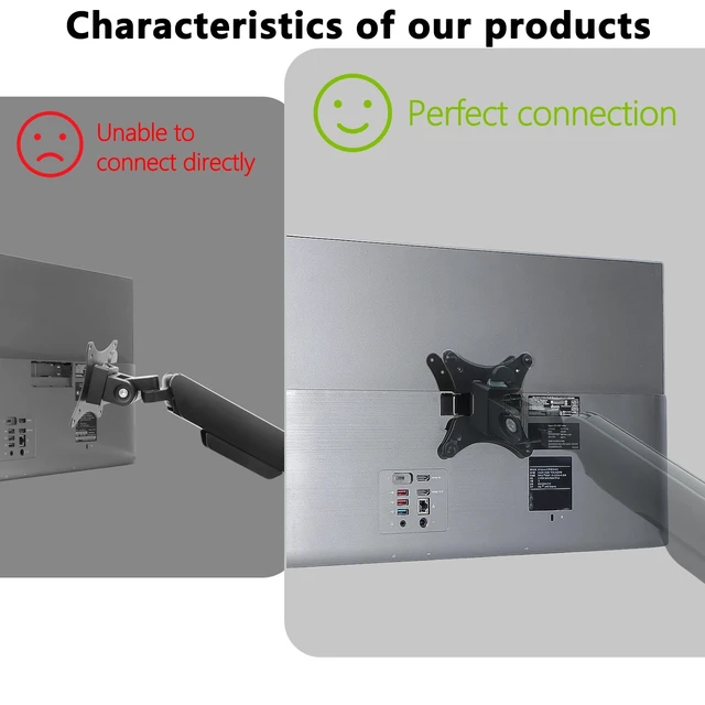 Alt view image 5 of 5 - C24-1651 VESA Mount Adapter Compatible with Acer Aspire All-in-One Monitor