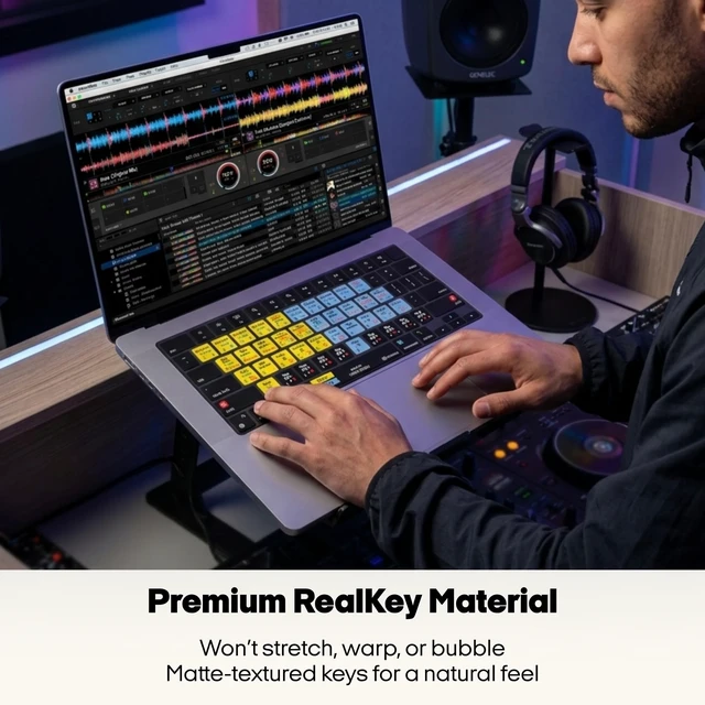 Alt view image 5 of 5 - KB Covers Premium Rekordbox Keyboard Cover & Skin for MacBook Pro & Air