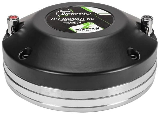 Main image of TIMPANO TPT-D3200TI-ND 2 Exit Neodymium Titanium Compression Driver for High Output, Frequency Response from 1,600 to 19,000 Hz