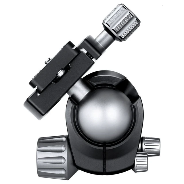 Alt view image 4 of 5 - Leofoto - LH-47 Ball Head with QP-70N Quick Release Plate - Rock Solid, Professional Ball Head - Load Capacity: 22 kg - LH-47