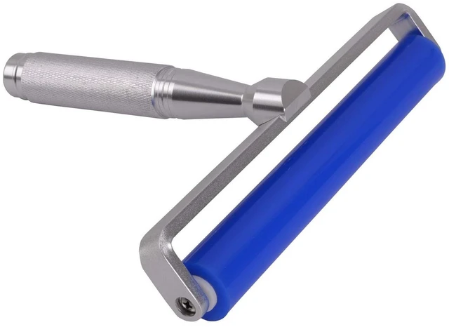 Main image of 4-20 inch Glue Silicone Rubber Pasting Tacky Soft Roller Record Cleaner Squeegee Wheel Anti-Static Sticky Dust Collection for Film Application Craft Project Particle Remove Electronic Industry (8")