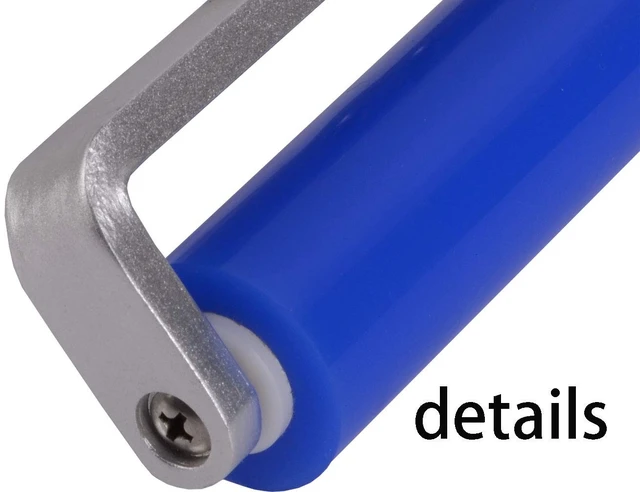 Alt view image 5 of 5 - 4-20 inch Glue Silicone Rubber Pasting Tacky Soft Roller Record Cleaner Squeegee Wheel Anti-Static Sticky Dust Collection for Film Application Craft Project Particle Remove Electronic Industry (8")