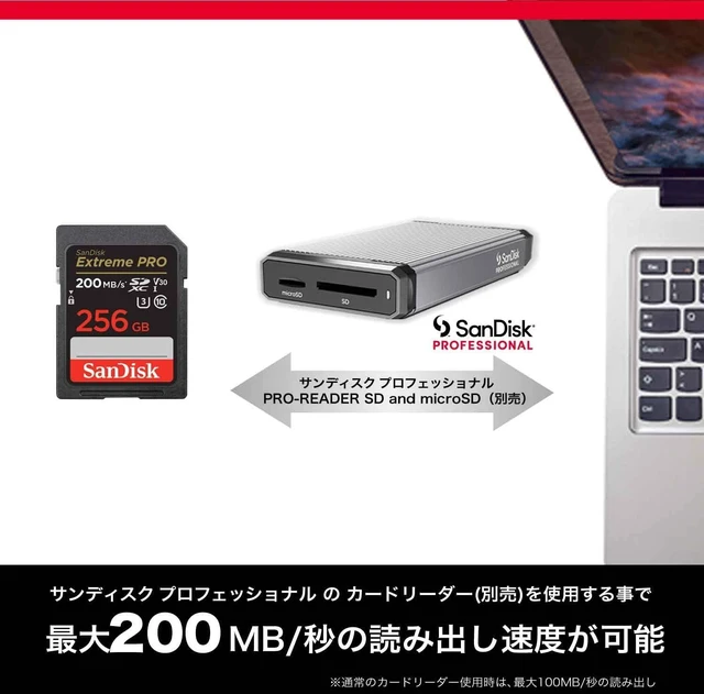 Alt view image 4 of 5 - SanDisk Extreme PRO SDSDXXD-128G-GHJIN SD Card, 128 GB, SDXC Class 10, UHS-I V30, Read Up to 200 MB/s, New Package
