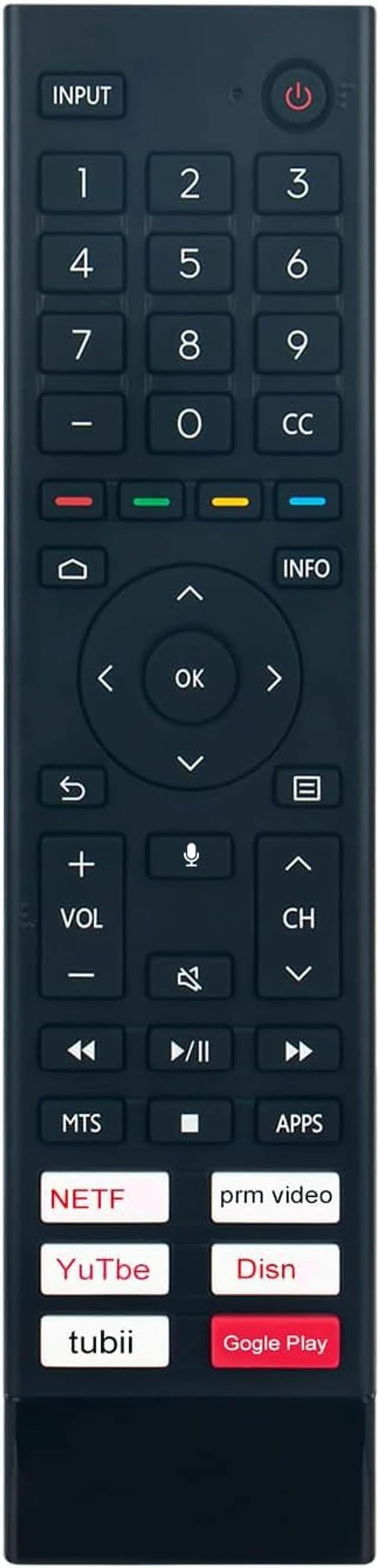 Main image of ERF3AA80 Voice Replacement Remote Control Fit for Hisense Android Smart TV