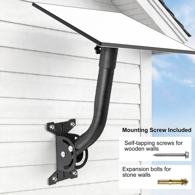 Alt view image 5 of 5 - MOSECYOU Mount Kits for Starlink Gen3, Dish Quick Removal Desig, Wall Mount