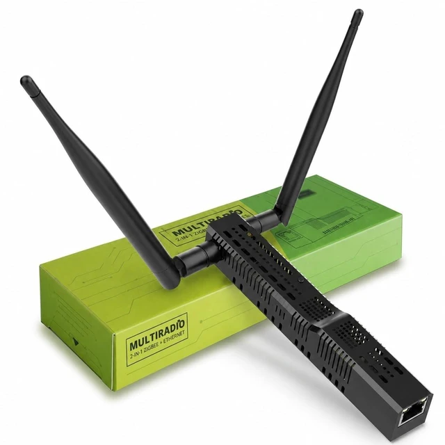 Main image of SLZB-MR1U - Zigbee 3.0 to Ethernet, USB and WiFi Adapter with PoE, Works with Zigbee2MQTT, Home Assistant and ZHA (SLZB-MR1U)