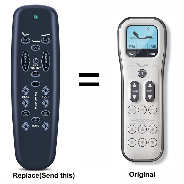 Alt view image 2 of 5 - Remote Replacement for Sleep Number Flex Fit, Flex Plus Adjustable Bed