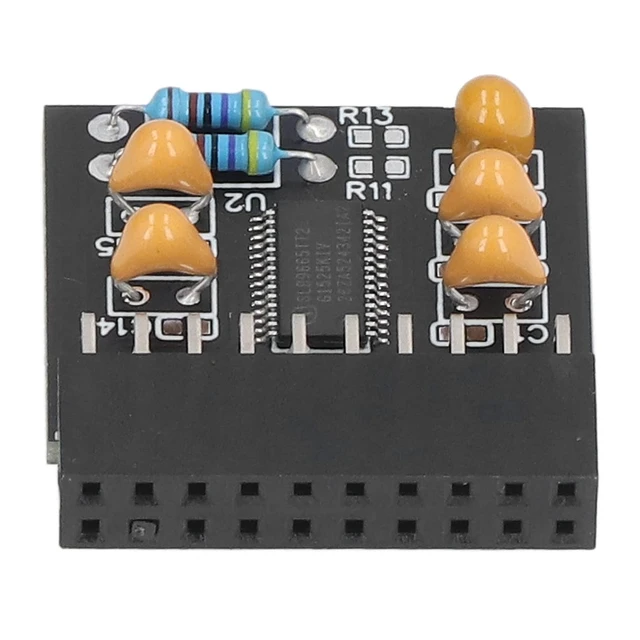 Alt view image 3 of 5 - TPM 2.0 Security Module 20-Pin Trusted Platform for PC Motherboard Encryption and System Security Protection