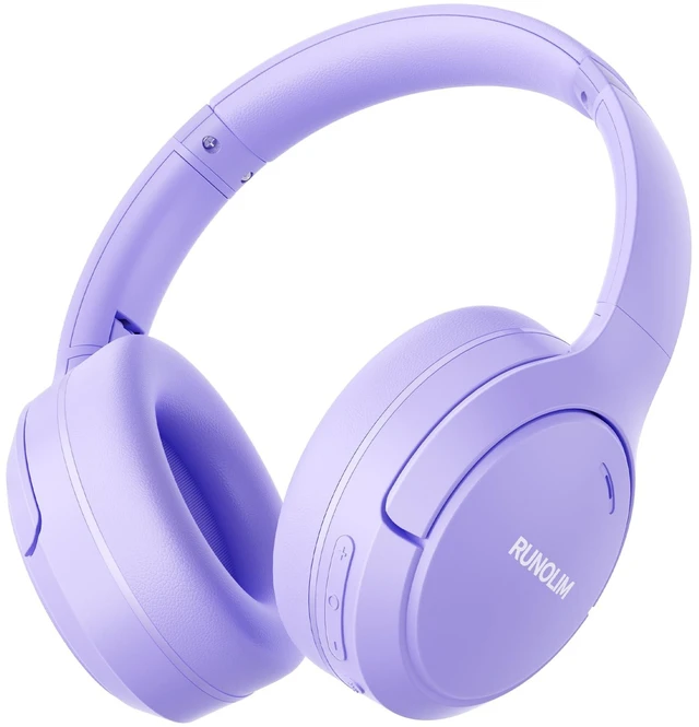 Main image of RUNOLIM Active Noise Cancelling Headphones, Wireless Bluetooth Over Ear