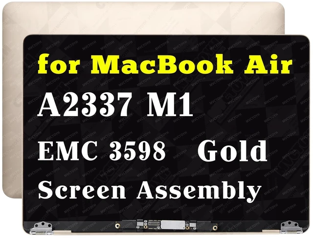 Main image of MVCTOYH A2337 Screen Replacement for MacBook Air A2337 M1 Retina Rose Gold