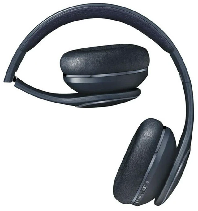 Alt view image 2 of 3 - SAMSUNG Level On Wireless Noise Canceling Stereo Headphones w/Detachable 3.5mm Audio Cable, Built-in NFC Pairing (Device + Carrying Pouch Bundle, Black)