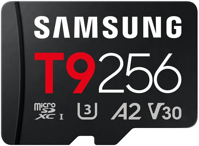 Main image of Samsung microSDXC T9 256GB, Transfer Speeds Up to 200MB/s