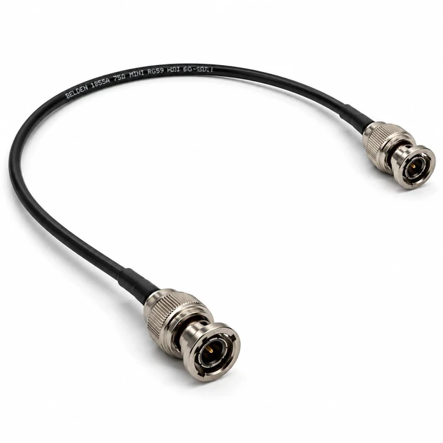 Main image of AV-Cables 6G HD-SDI BNC to BNC Cable, 1855A, 1.5ft, Black