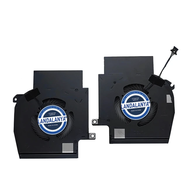 Alt view image 2 of 4 - LANDALANYA Replacement New CPU and GPU Cooling Fan for DELL Alienware X16 R1 Laptop NS8CC24-22F13 NS8CC23-22F12 DC12V 0.50A