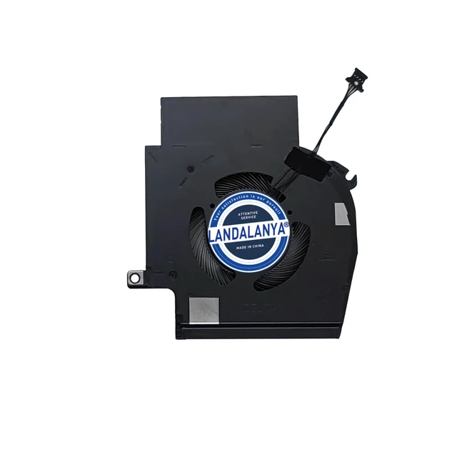 Alt view image 4 of 4 - LANDALANYA Replacement New CPU and GPU Cooling Fan for DELL Alienware X16 R1 Laptop NS8CC24-22F13 NS8CC23-22F12 DC12V 0.50A