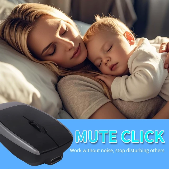 Alt view image 4 of 5 - Wireless Mini Bluetooth Mouse with Card Reader (Up to 2TB),Portable Compact Silent Rechargeable Small Finger Optical Travel Mouse for PC/Laptop/Tablet/Smartphone, Students Kids Girl Boy GiftGre
