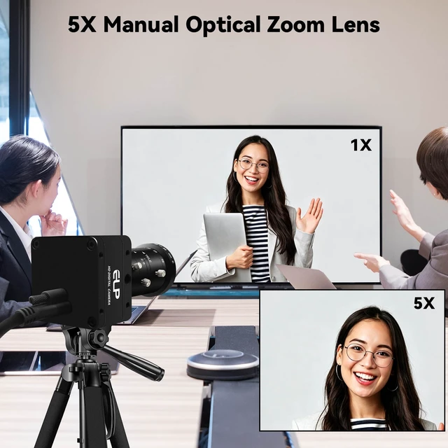 Alt view image 4 of 5 - IFWATER 20MP 5K Ultra HD USB3.0 Camera,5120x3840 27.5fps High Frame Rate Webcam,10-55mm 5X Manual Varifocal Zoom Lens,Plug & Play Compatible with Jetson Nano Windows Linux Mac for Industrial Vision