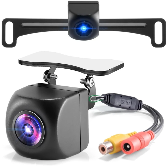 Main image of Adaronic Automotive Backup Camera, Metal Rearview Camera with Switchable AHD 1080P AHD 720P and CVBS, Dual Mount Brackets Universal Reversing Camera for Car Pickup Truck SUV (HD02)