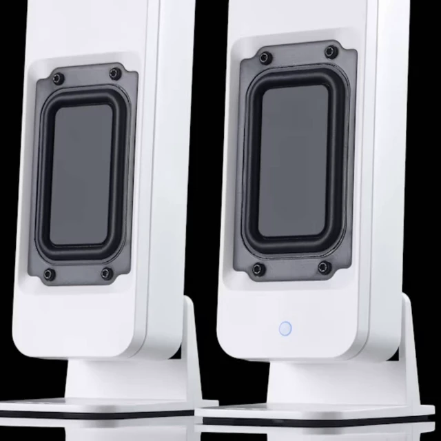 Alt view image 2 of 5 - DROP BMR1 V2 Nearfield Monitors Compact Desktop Speakers White