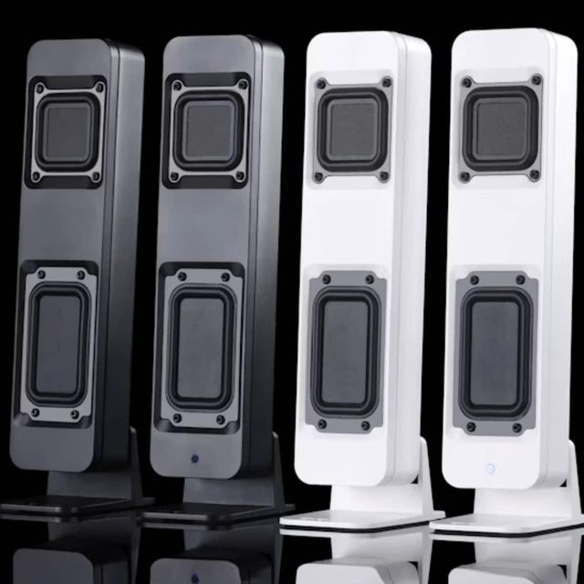 Alt view image 5 of 5 - DROP BMR1 V2 Nearfield Monitors Compact Desktop Speakers White