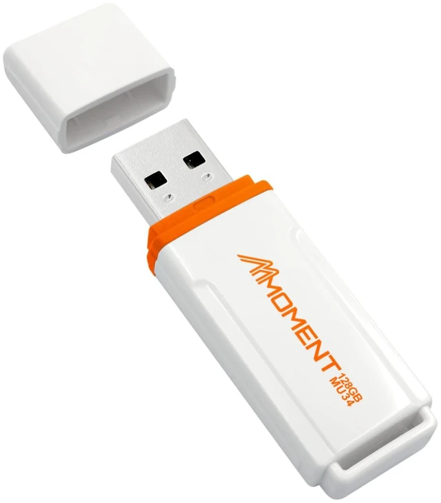 Main image of MMOMENT 128GB USB Drive, MU34 USB 3.2, Up to 120MB/s Read, 60MB/s Write