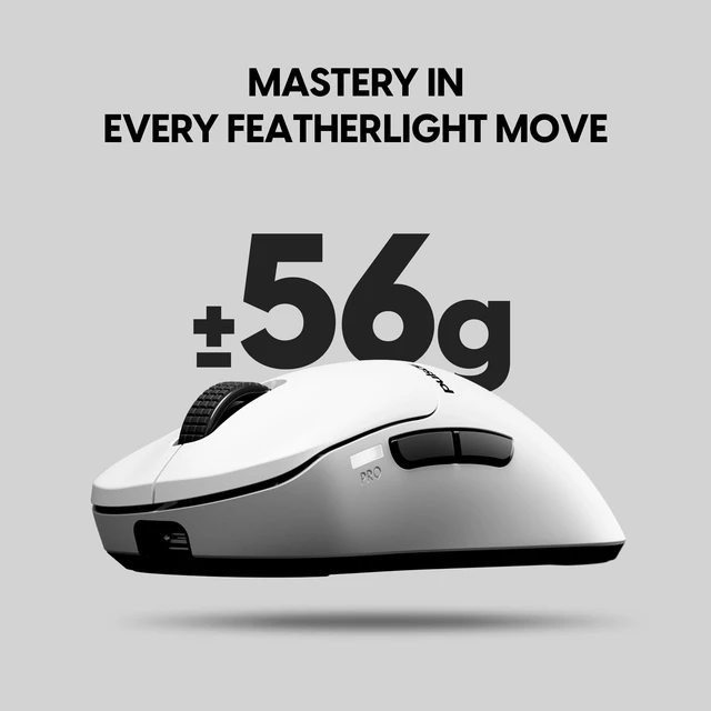 Alt view image 3 of 5 - Pulsar Gaming Gears PRO Series JV-X Gaming Mouse, Medium, White