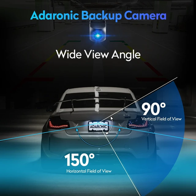 Alt view image 2 of 5 - Adaronic Automotive Backup Camera, Metal Rearview Camera with Switchable AHD 1080P AHD 720P and CVBS, Dual Mount Brackets Universal Reversing Camera for Car Pickup Truck SUV (HD02)