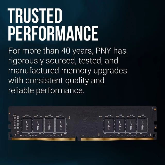 Alt view image 5 of 5 - PNY DDR4 16GB (2x8GB) 3200MHz CL22 Performance Desktop Memory Kit