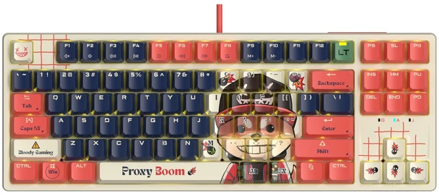 Main image of Bloody x Savage Impact AT87 Alpha Optical Switch Keyboard, Boom Style