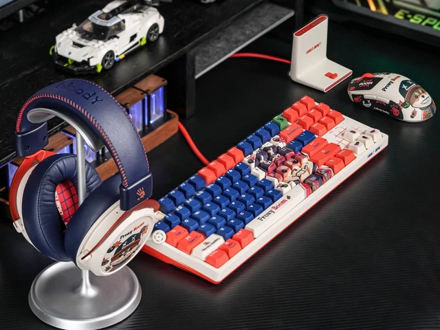Alt view image 2 of 5 - Bloody x Savage Impact AT87 Alpha Optical Switch Keyboard, Boom Style