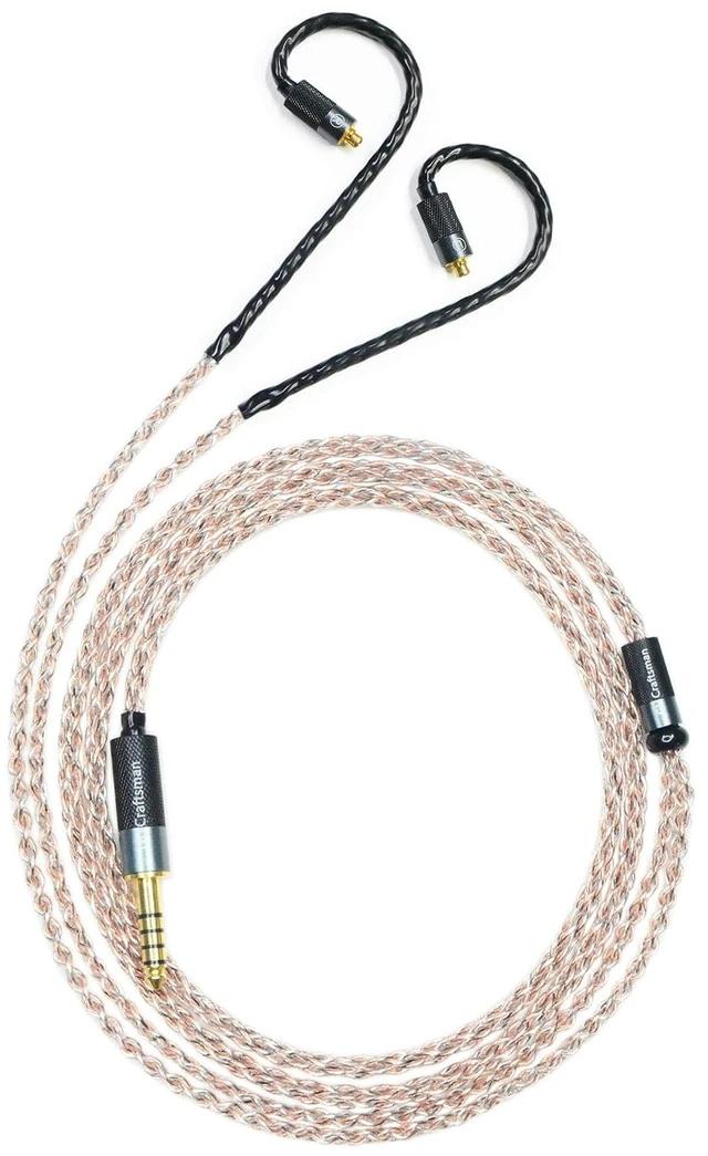 Main image of MMCX Plug 5N OFC Copper+Graphene Earphone Replacement Cables for SHURE SE846 SE535 SE425 Xelento Remote T8iE T9iE Fidue A83 Sirius MkII Dunu DK3001Pro DK4001 UE900S W60 W80 (4.4mm Plug, MMCX)