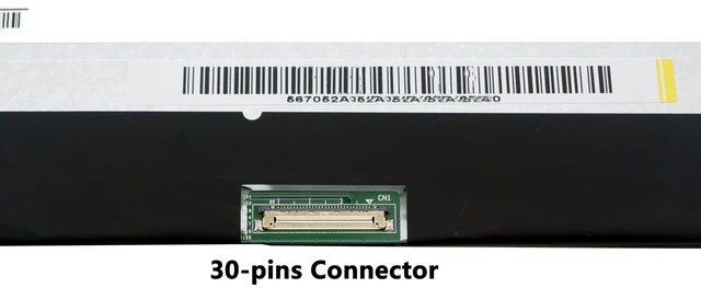 Alt view image 3 of 5 - LianBaiKe 15.6" 30-Pin HD 1366x768 LCD Screen Replacement for NT156WHM-N34 NT156WHM-N35 V8.0 NT156WHM-N30 V8.0, Glossy Non-Touch Laptop Display