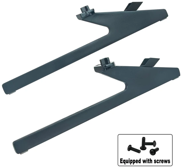 Alt view image 3 of 5 - New 75U7H TV Base Stand Legs Replaced fit for Hisense 75" 4K Quantum Dot QLED Smart TV 75U7H -Black