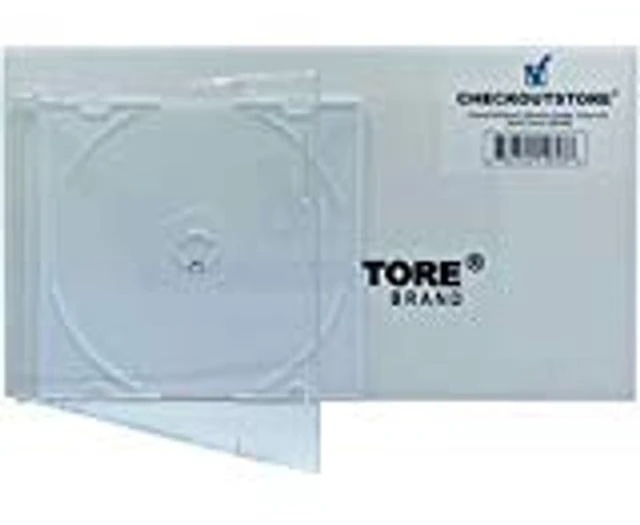 Main image of CheckOutStore (50) Slimline Single 1-Disc CD Jewel Cases (White)