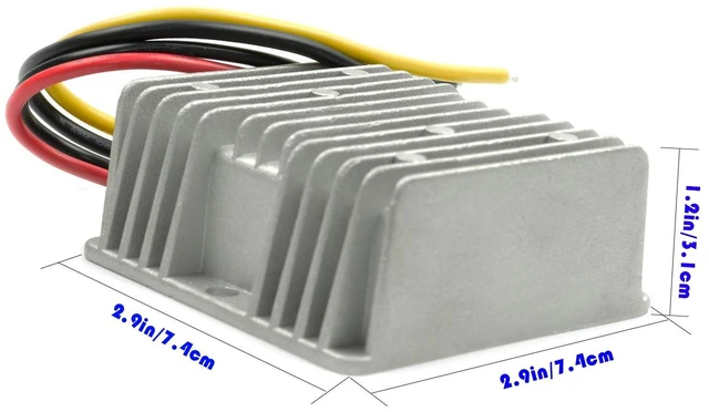 Alt view image 4 of 5 - MGGi DC Boost Converter, 12V to 24V 10A 240W Voltage Booster, DC Power Supply Module, Waterproof - for Car, Truck, Boat, Electric Bike