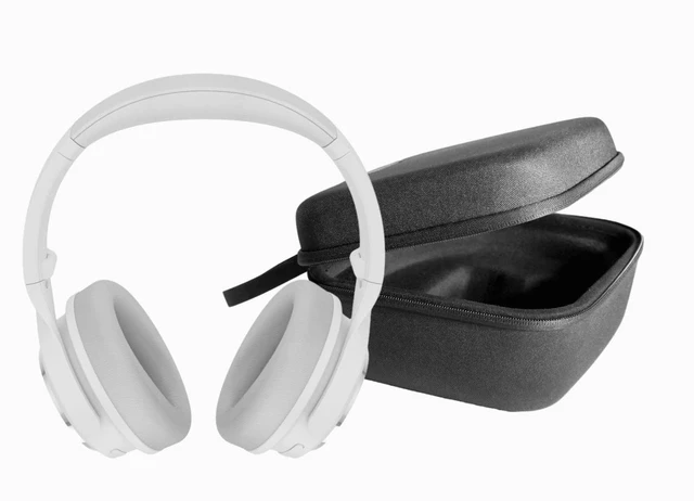 Main image of WYZE Noise Cancelling Over-Ear Headphones with Hard Case, White
