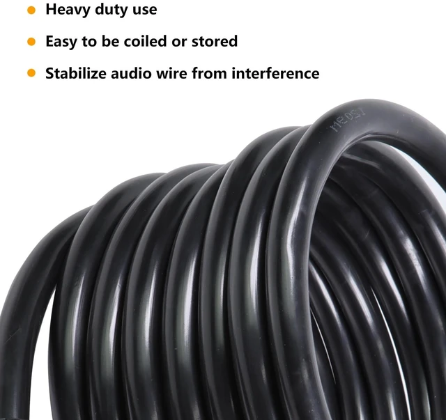 Alt view image 5 of 5 - HBU 1-Pack 4 Wire Speakon to Bare Cable - 12 Feet, 4 Conductors, Road Tour