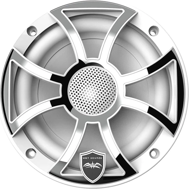 Alt view image 2 of 5 - wet sounds ^^ REVO 6 XS-W-SS V3 ^^ High Output Component Style 6.5" Marine Coaxial Speaker with RGB Backlighting and White Stainless Steel Grille