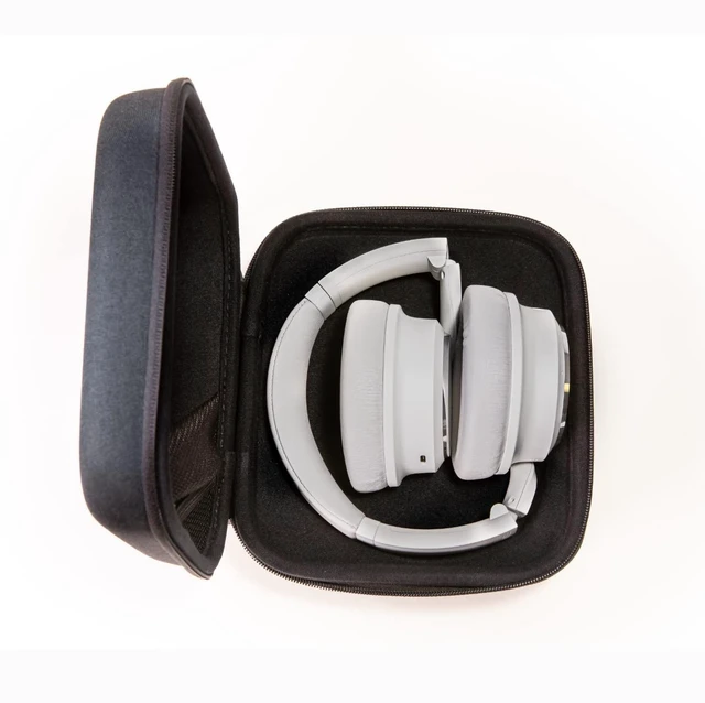 Alt view image 4 of 5 - WYZE Noise Cancelling Over-Ear Headphones with Hard Case, White