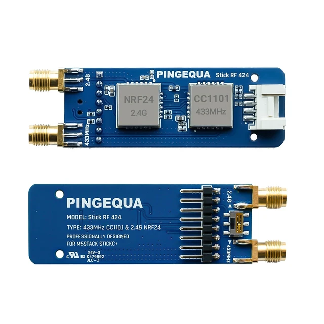Alt view image 4 of 5 - Stick-RF 424 Module Compatible with M5Stack StickC Plus 2, Development Board Compatible with V1.1 & V2 PINGEQUA