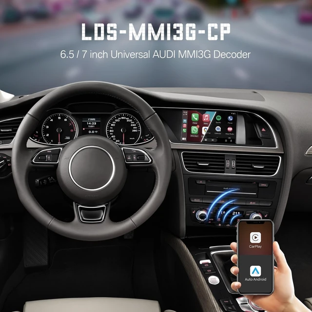 Alt view image 3 of 5 - Wireless CarPlay MMI Retrofit Kit for Audi A4 A5 Q5(B8/8.5)2008-2018 MMI 3G