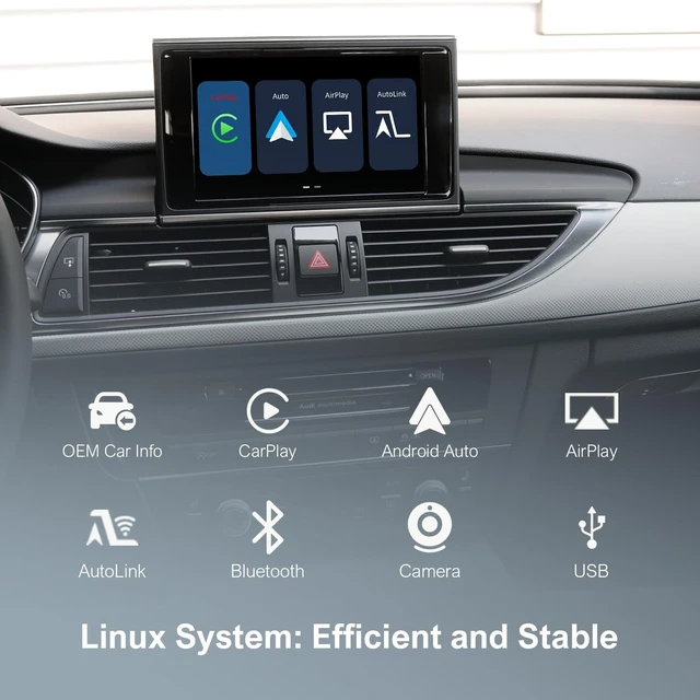 Alt view image 5 of 5 - Wireless CarPlay MMI Retrofit Kit for Audi A4 A5 Q5(B8/8.5)2008-2018 MMI 3G